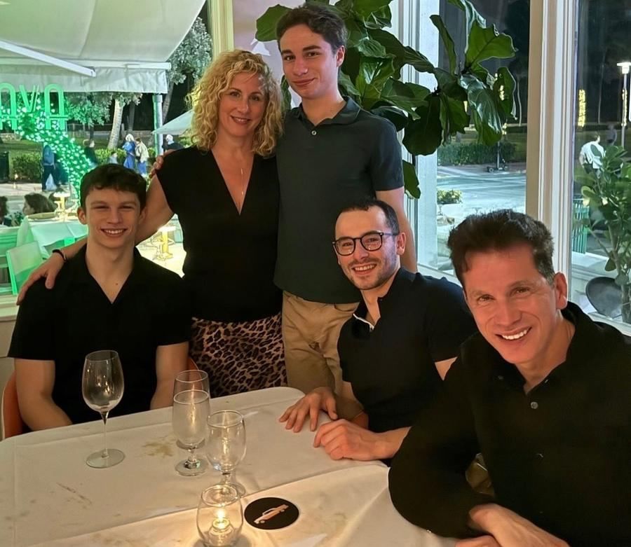 James Notaris with his family, photograph 3