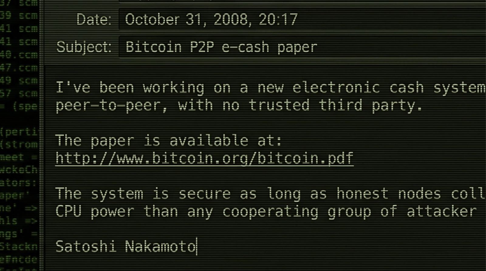 Production photograph from The Bitcoin Rebellion
