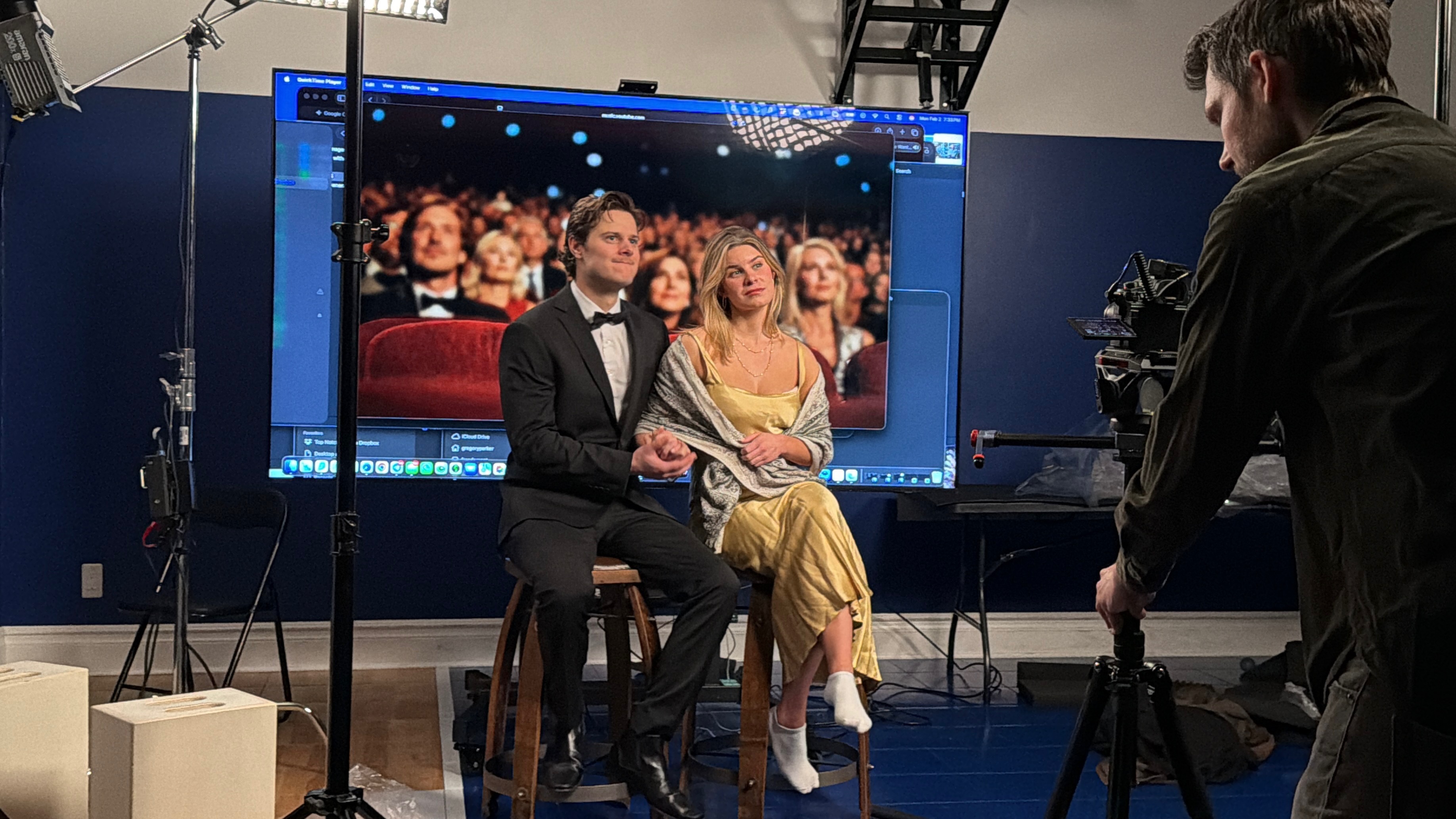 On set — actor performance